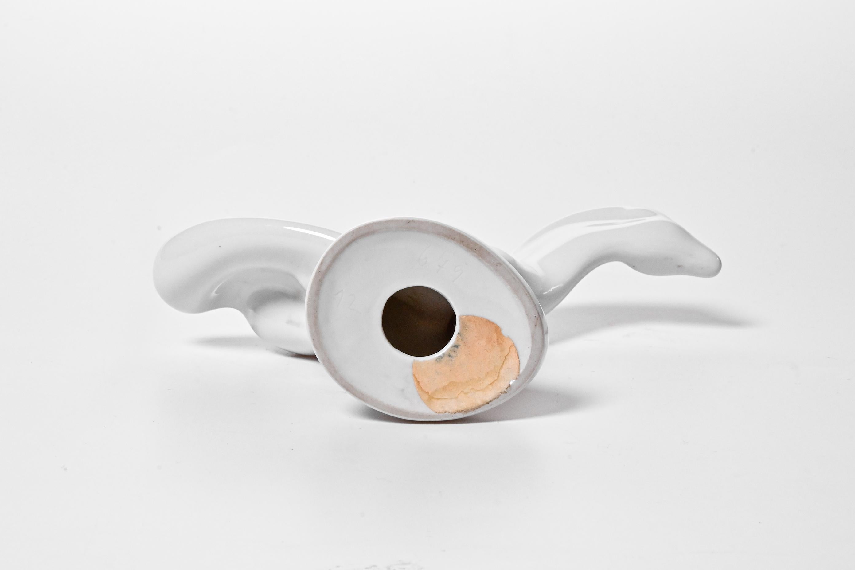 Mid-Century Modern Porcelain Horse Sculpture by Jaroslav Ježek for Royal Dux Porcelain, 1960s