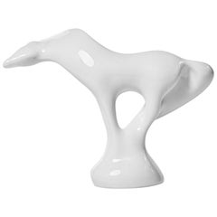 Porcelain Horse Sculpture by Jaroslav Ježek for Royal Dux Porcelain, 1960s