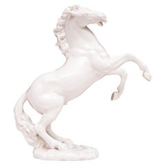 Porcelain Horse Statue Lorenz Hutschenreuther Germany