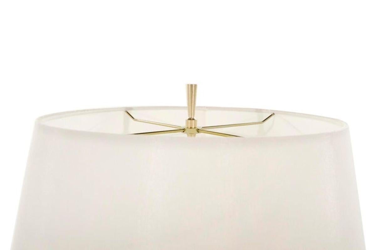 Lampes de table sablier en porcelaine de Gerald Thurston, années 1950 en vente 2