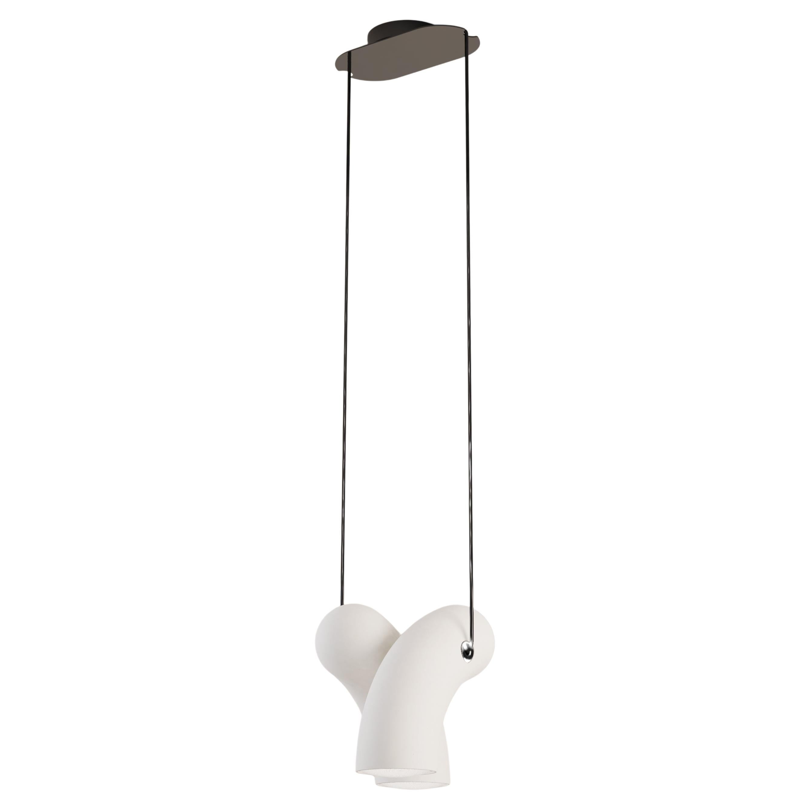 Porcelain Hyphen Pendant Lamp by Studio d'Armes