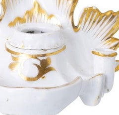 Porcelain - Inkwell - 19th Century