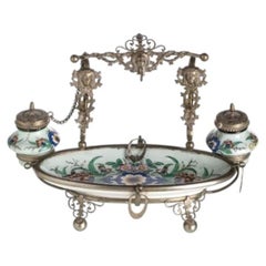 Porcelaine - Encrier - XIXe siècle
