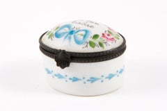 Scatola per tabacco J Ai Du Bon Tabac in porcellana