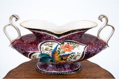 Vase de jardinière en porcelaine de H. Bequet, Belgique, années 1950