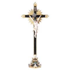 Porcelain - Jesus Christ crucified - Old Paris - 19th century