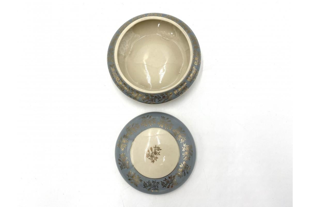 Porcelain Jewellery Box from the Chodziez Manufactory, Poland, 1940s 2
