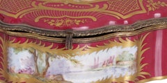 Porcelain - Jewelry box - 19th century