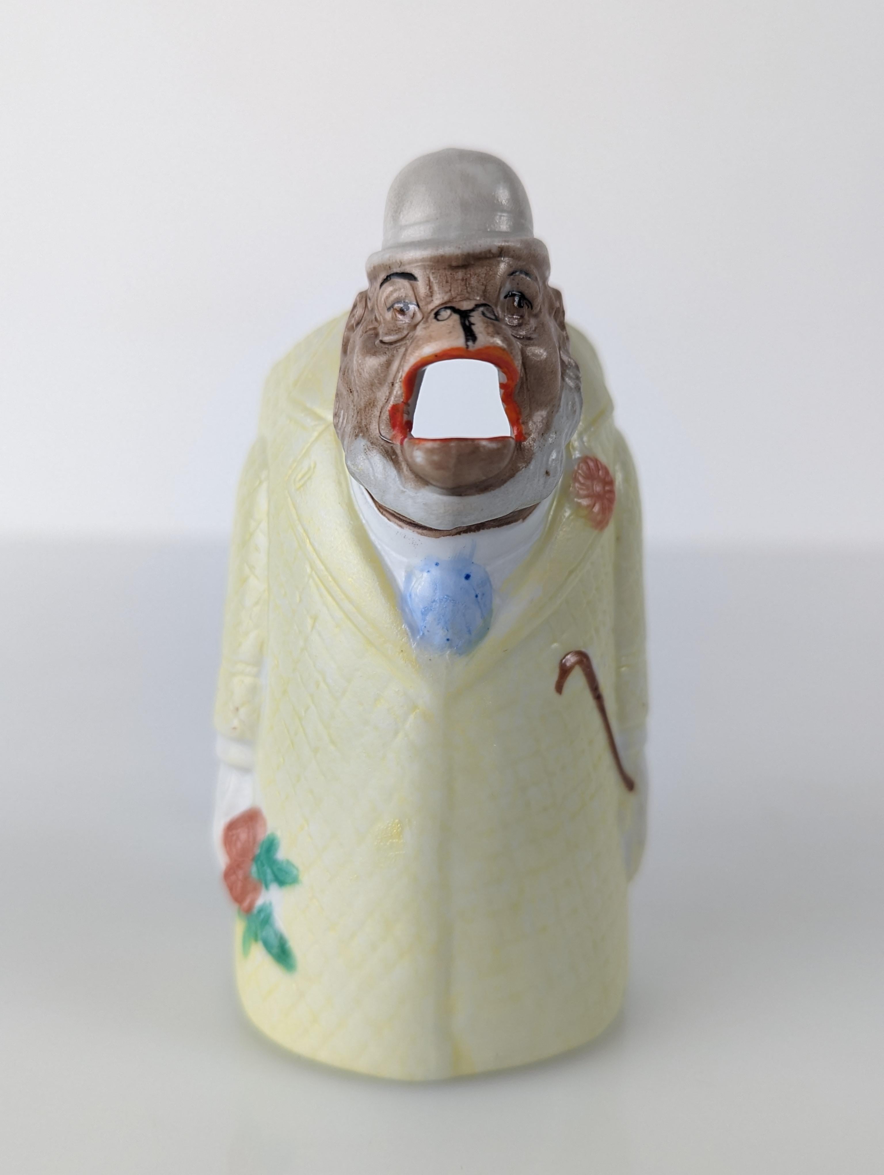 Hand-Painted Porcelain jug Schafer & Vater Germany 1900s