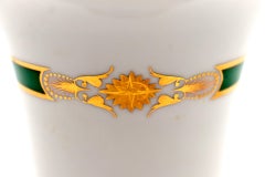 Porcelain jug with gold trim