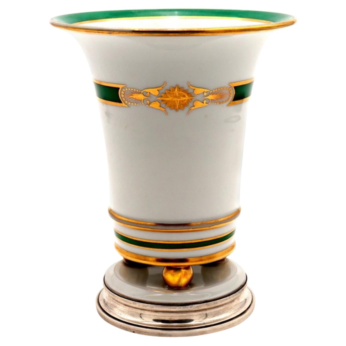 Porcelain jug with gold trim