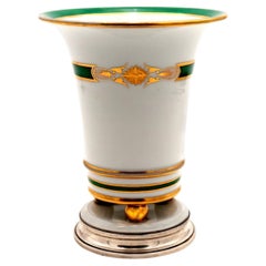 Porcelain jug with gold trim