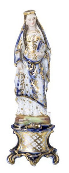 Porcelain - King Arthur and Guinevere - 19th Century
