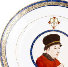 Porcelaine - Assiette « Roi Jean Ier »