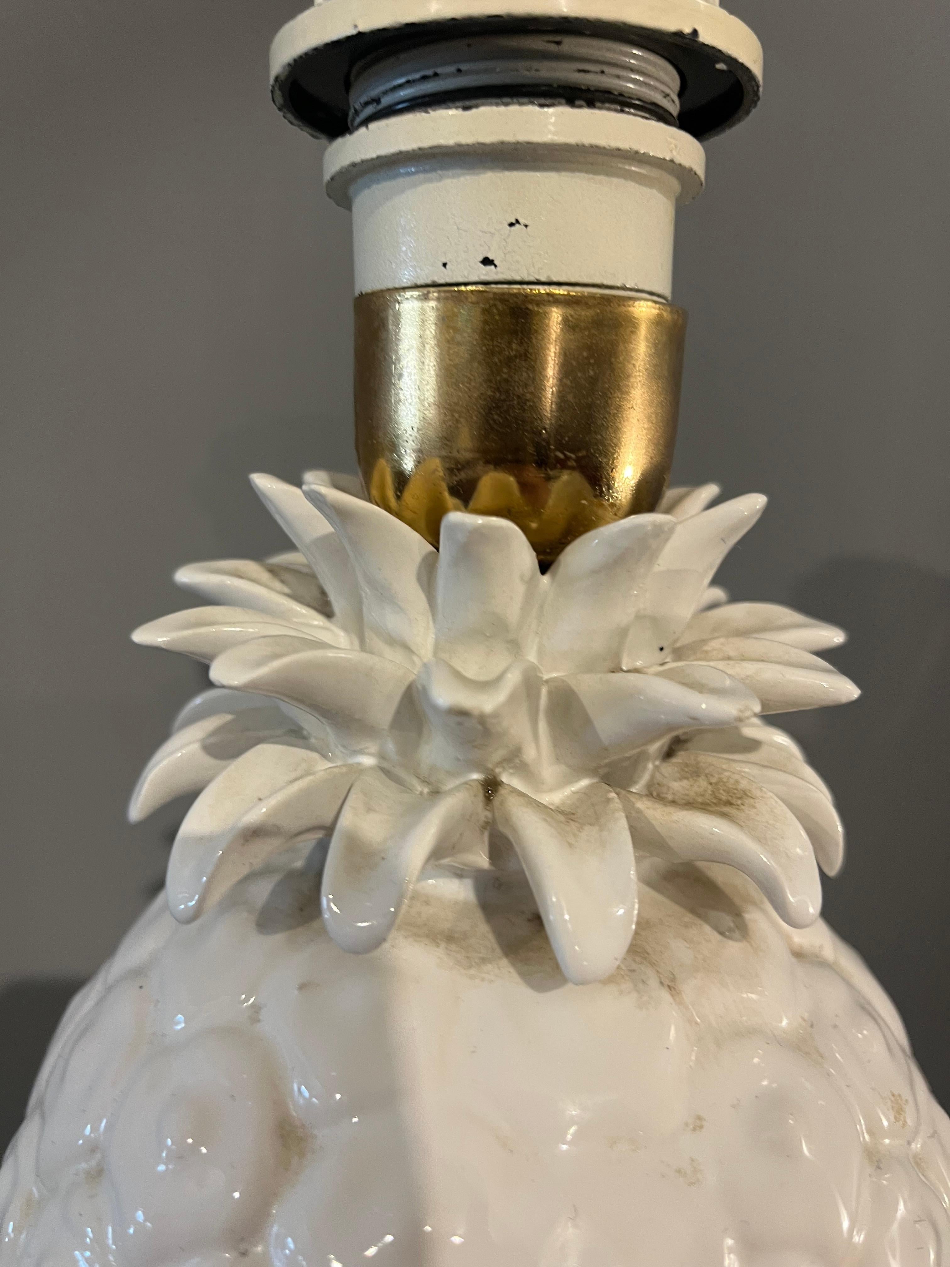 Late 20th Century Porcelain lamp 