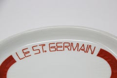 Porcelain Le St Germain Paris Ashtray Vide Poche