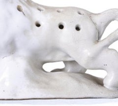 Porcelaine - Porte-cure-dents « Lion » - Vista Alegre - XIXe siècle