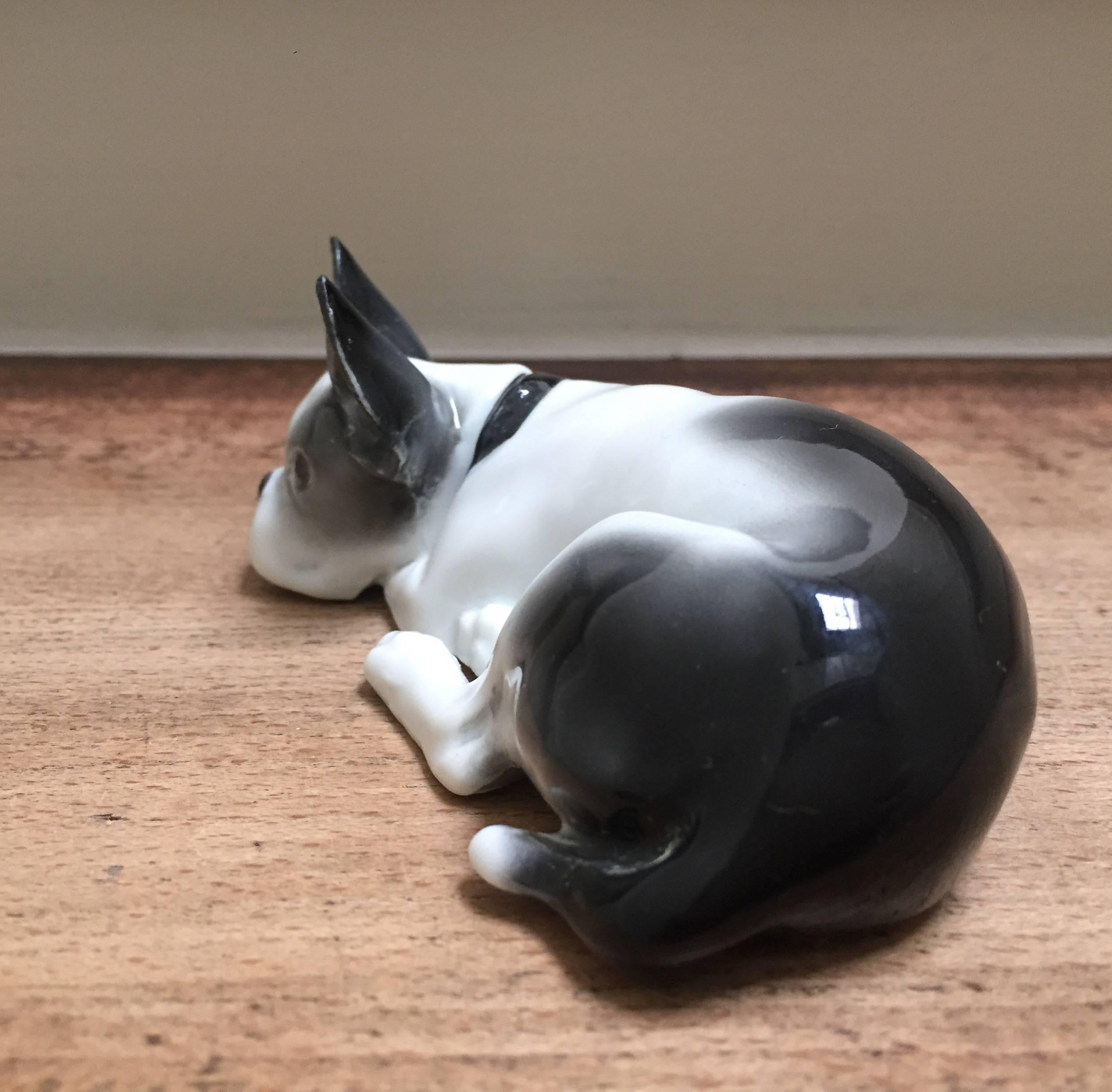 ceramic boston terrier figurine