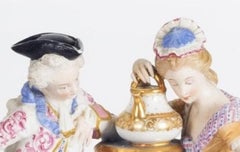 Porcelain Mantle Clock Paris, French, Late 19th Century