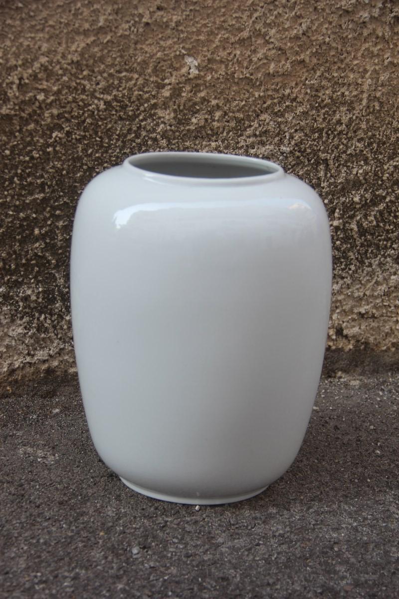 Mid-Century Modern Vase italien en porcelaine du milieu du siècle dernier, Guido Andloviz pour Verbano Lavenia, 1950 en vente