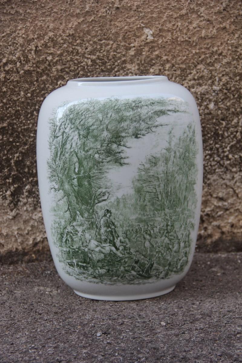 Milieu du XXe siècle Vase italien en porcelaine du milieu du siècle dernier, Guido Andloviz pour Verbano Lavenia, 1950 en vente