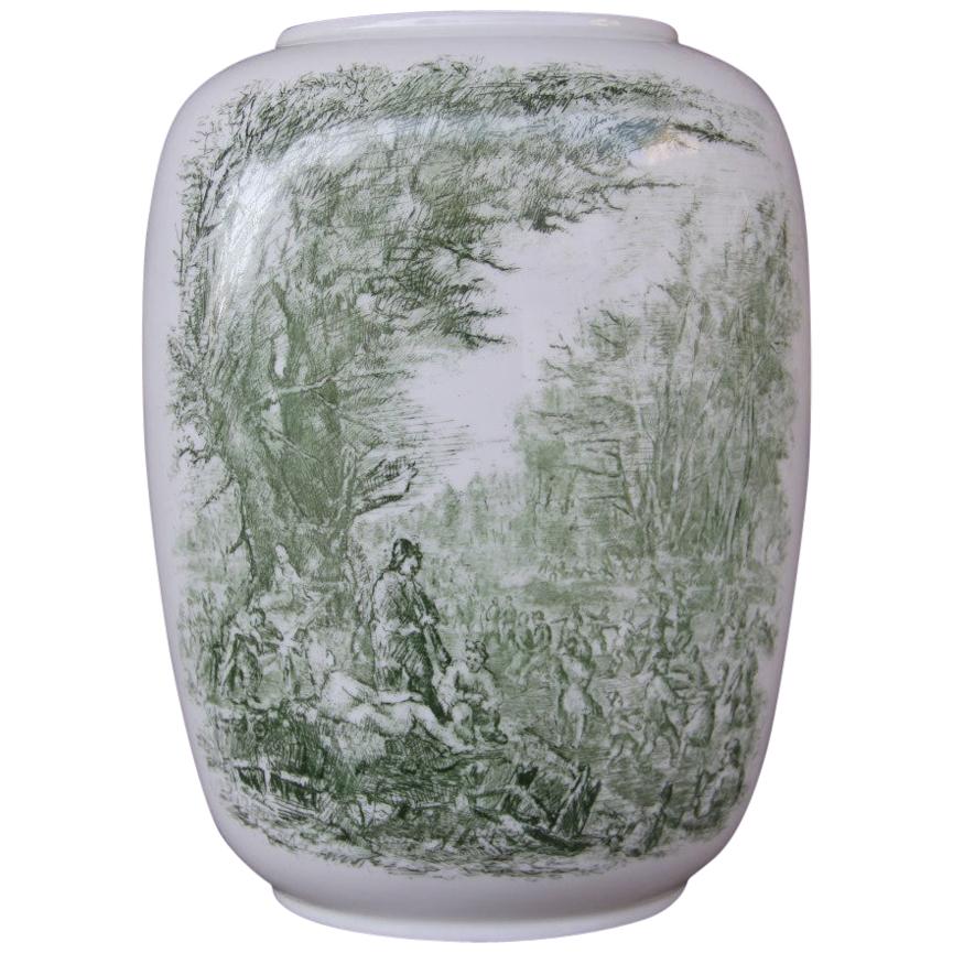 Porcelain Midcentury Italian Vase Guido Andloviz for Verbano Lavenia, 1950