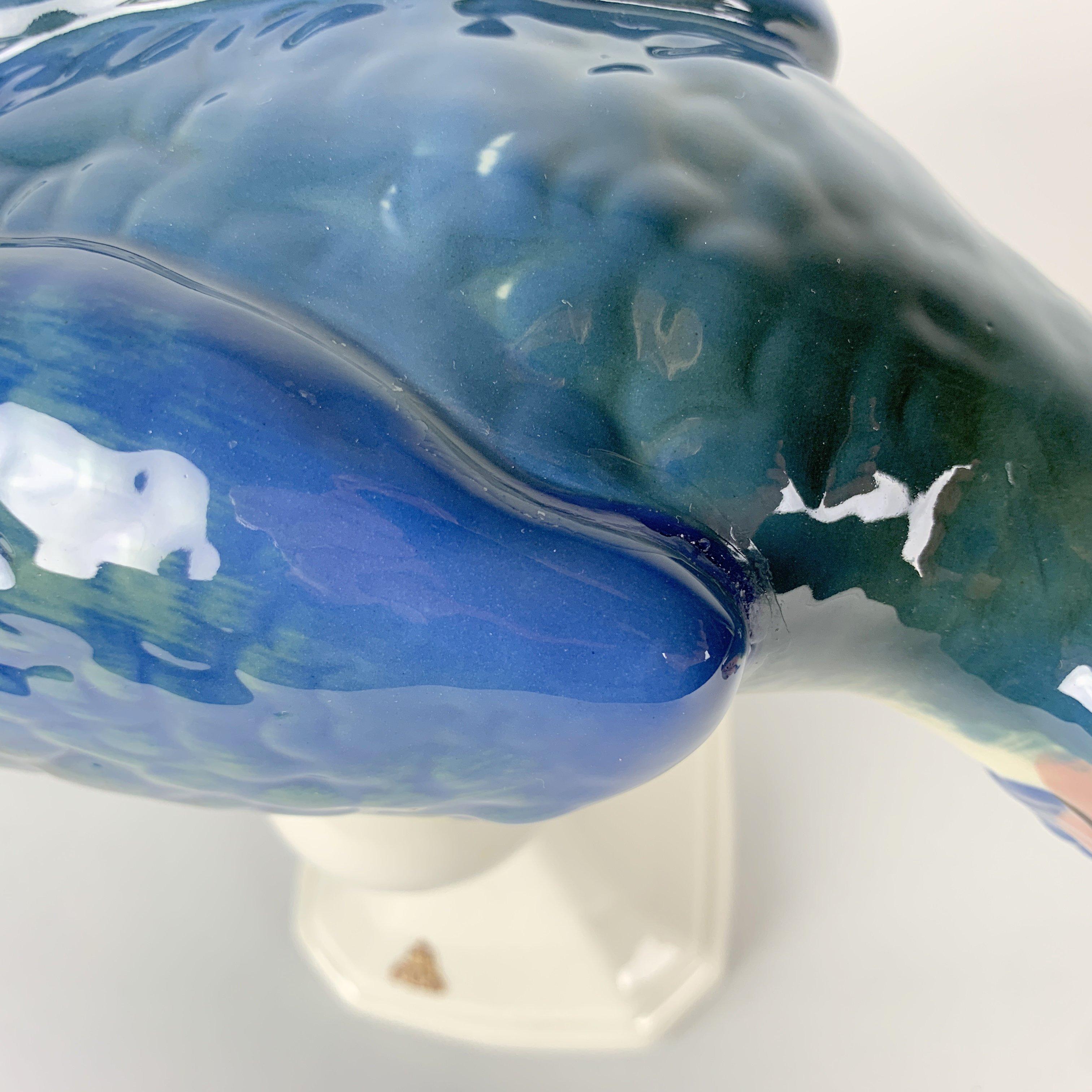 Porcelain Midcentury Royal Dux Macaw Parrot, Czechoslovakia, 1960's 2