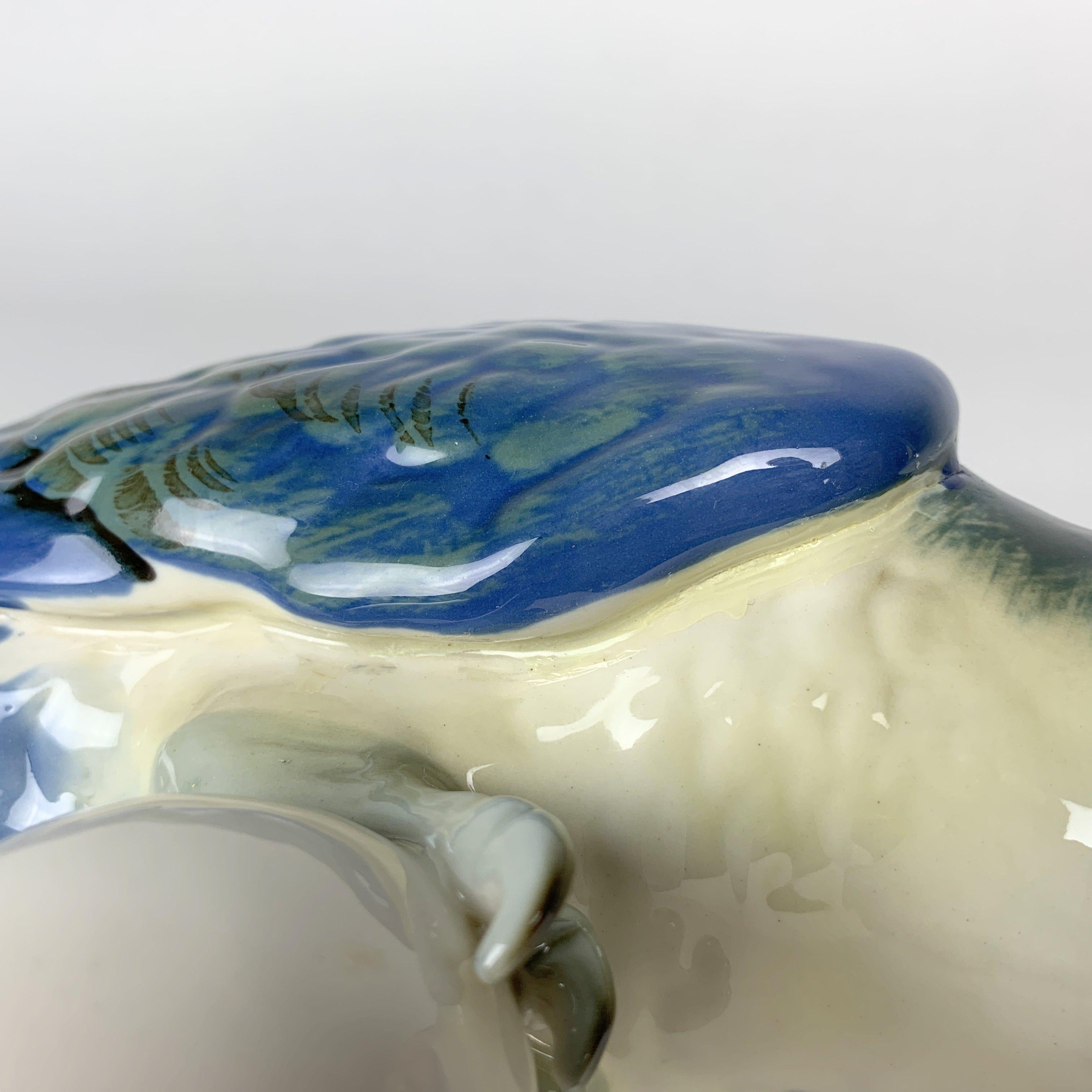 Porcelain Midcentury Royal Dux Macaw Parrot, Czechoslovakia, 1960's 3