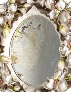 Porcelain - Mirror with porcelain frame - 19th century