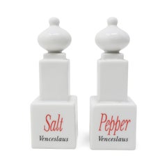 Porta sale e pepe in porcellana Monumenti di Matteo Thun per Arzberg, 1987