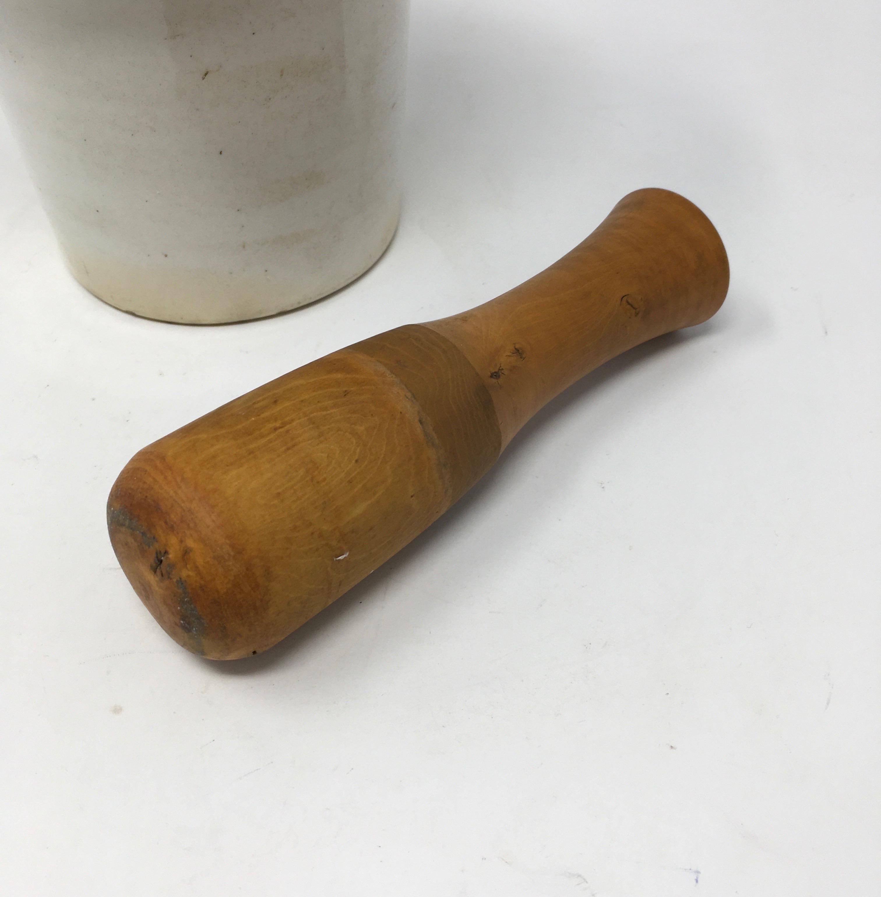 Porcelain Mortar and Pestle from France 4