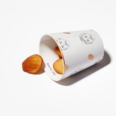 Porcelain Mug and Gold French Parisian Style "Marcel Proust"