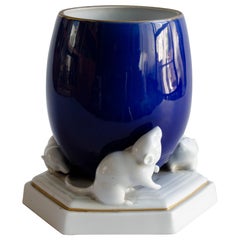 Porcelaine de maïs et vase « Fraureuth »