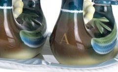 Porcelain - Oil and vinegar set with 'ducks' design - Vista Alegre
