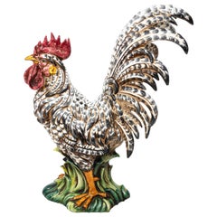 Porcelain Painted Rooster