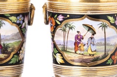 Porcelain - Pair of cachepots - 19th century