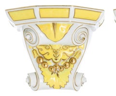 Porcelain - Pair of corbels