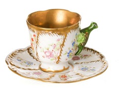Porcelain - Pair of cups and saucers