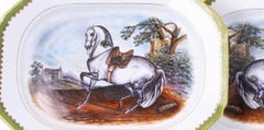 Porcelain - Pair of serving dishes