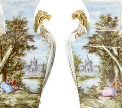 Porcelain - Pair of vases - 19th century