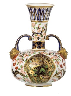 Porcelain - Pair of vases - Royal Crown Derby - 19th century