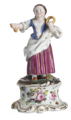 Porzellan – Paar Porzellanfiguren „Vieux Paris“ – 19. Jahrhundert