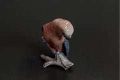 Figurina di pappagallo in porcellana, Bing & Grøndahl, n. 2019