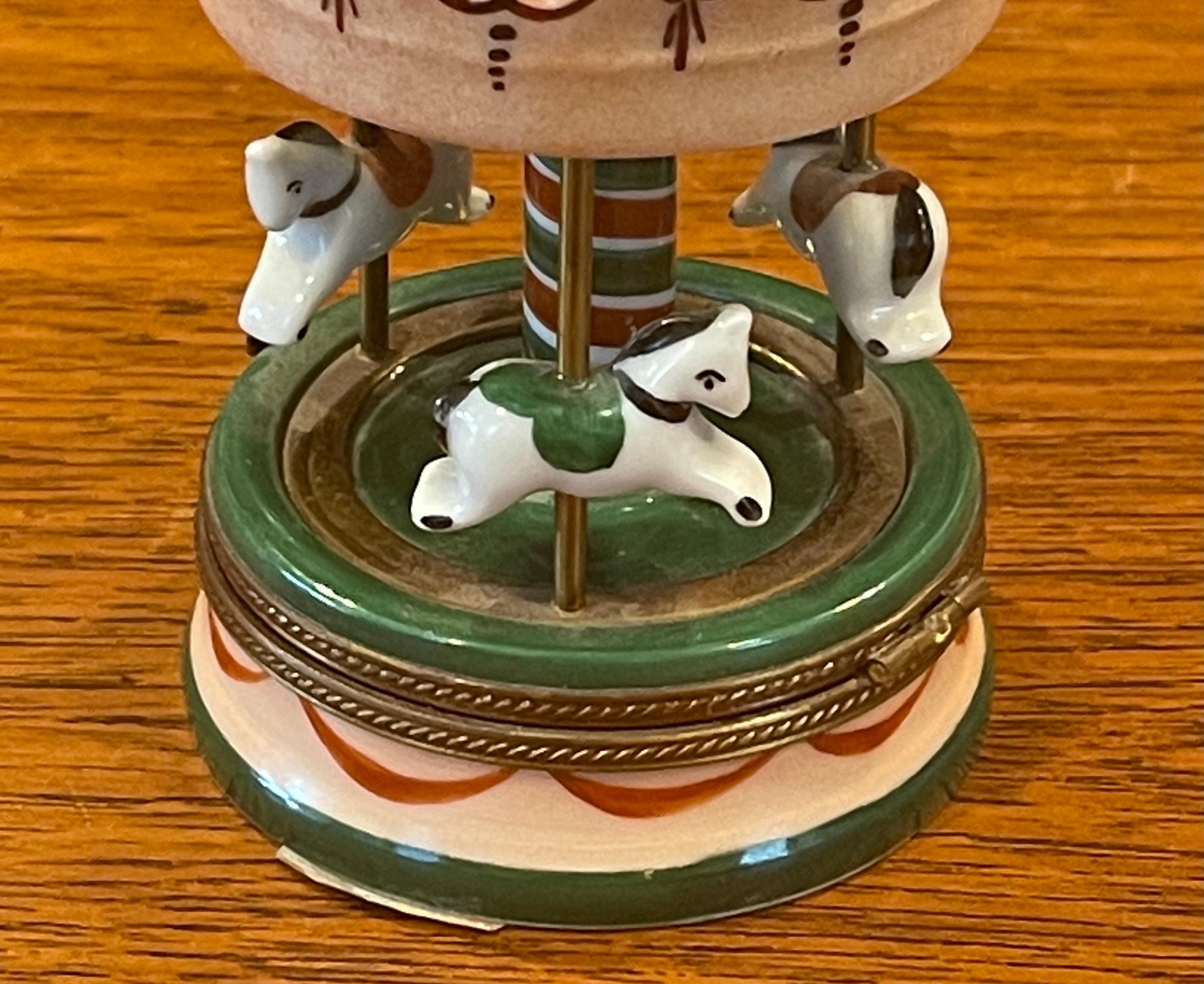 porcelain carousel