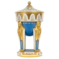Porcelain Perfume Burner, Vienna, Austria, 19th Century.