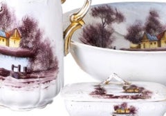 Porcelain - Pitcher, basin and soap dish - Vista Alegre