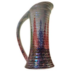 Porcelain Pitcher with Psychedelic Lustre from Royal Art Pottery, 1930s