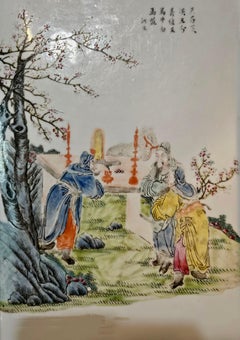 Porcelain plaque. China. Republic period ca. 1930.