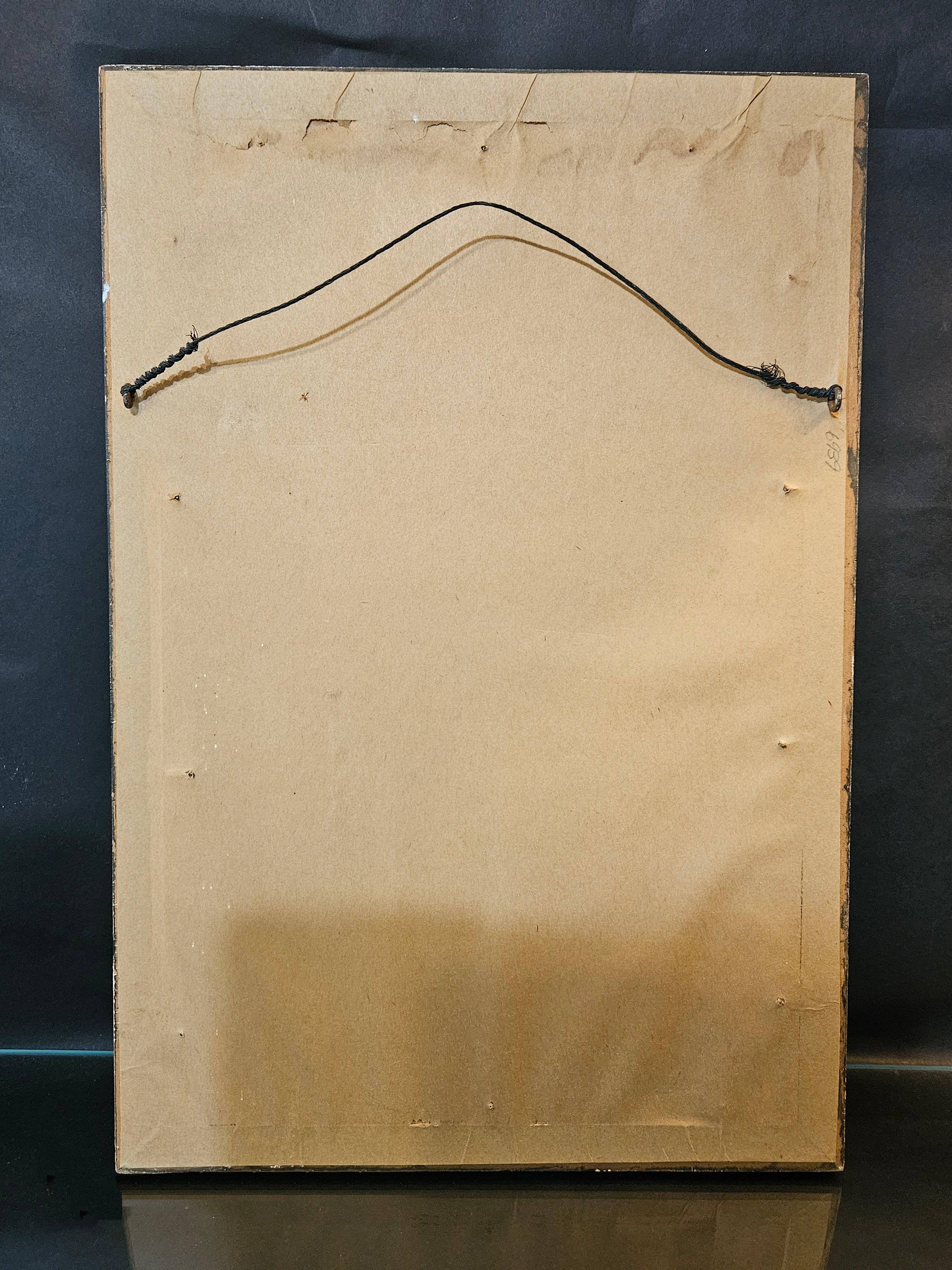 Plakette aus Porzellan. China. Zeit der Republik ca. 1930. im Angebot 2