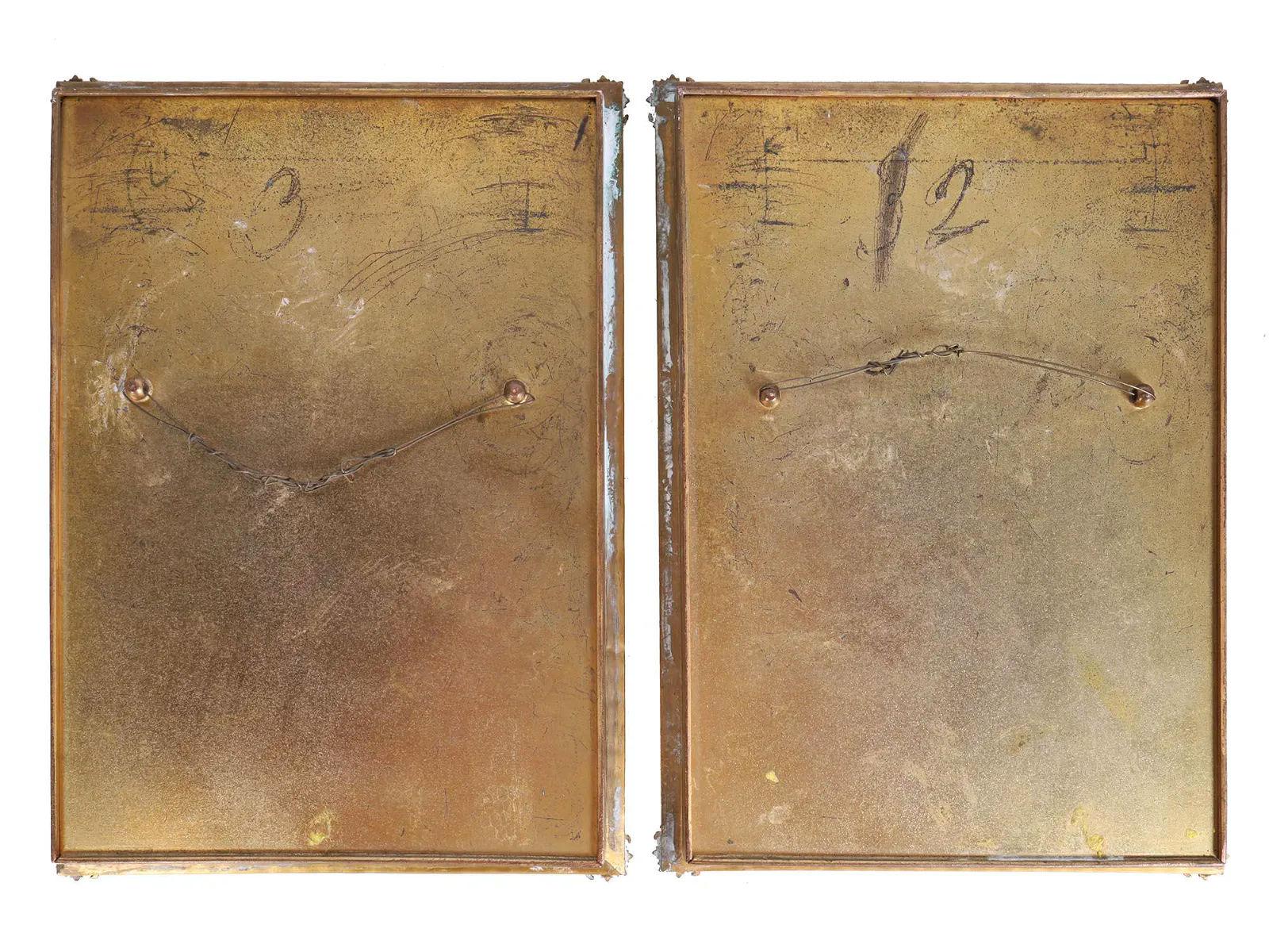 Porcelain Plaques of King Ludwig I and Countess of Bavaria In Good Condition For Sale In New York, NY